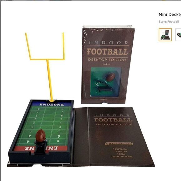 Mini Desktop Football Game - Picture 1 of 3